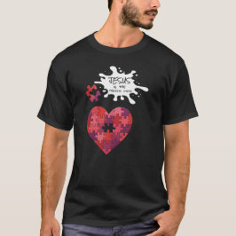 Jezus is het middelpunt - Christelijk T-shirt
