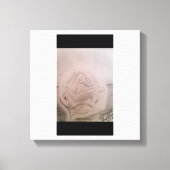 Jezus is het Roos van Sharon Canvas Afdruk (Voorkant)