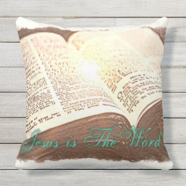 Jezus is het woord! buitenkussen
