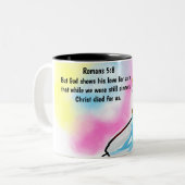 Jezus is hier tweekleurige koffiemok (Voorkant links)
