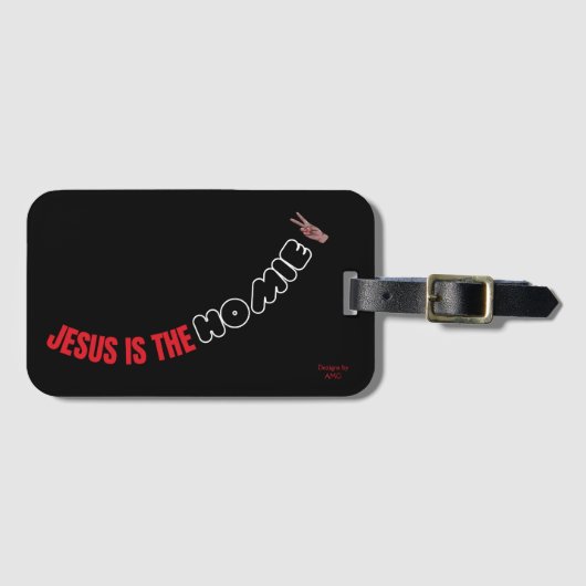 Jezus is Homie Bagagelabel (Voorkant (horizontaal))