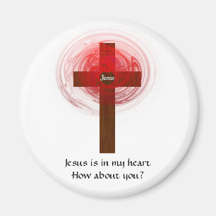 Jezus is in mijn hart magneet