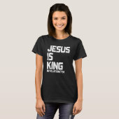 Jezus is King Revelation 1714 T-shirt (Voorkant volledig)