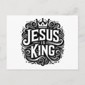 Jezus is koning briefkaart (Voorkant)