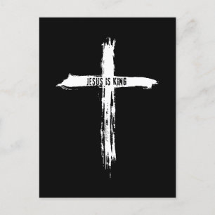 Jezus is koning briefkaart
