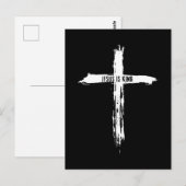 Jezus is koning briefkaart (Voorkant / Achterkant)