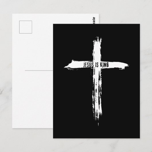 Jezus is koning briefkaart (Voorkant / Achterkant)