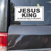Jezus is koning campagnestijl Vinyl Decal Sticker