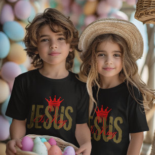 Jezus is Koning Christelijke Bijbel Spiritueel voo T-shirt