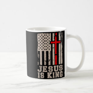 Jezus Is Koning Christus Heer Patriottisch Christe Koffiemok