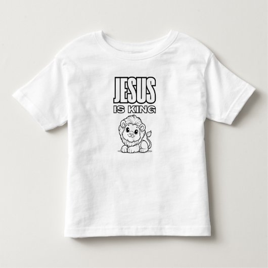 Jezus is Koning Kleur mij T-shirt (Voorkant)