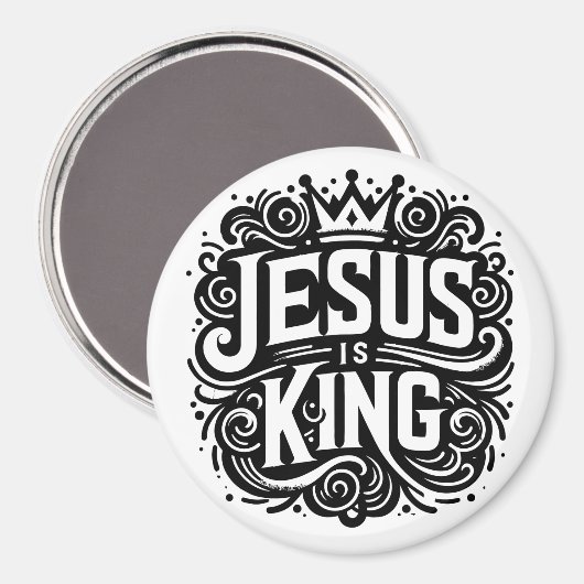 Jezus is koning magneet (Voorkant / Achterkant)