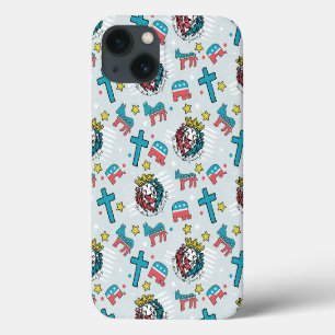 Jezus is Koning - Naadloze Patroondruk Case-Mate iPhone Case