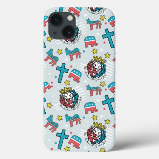 Jezus is Koning - Naadloze Patroondruk Case-Mate iPhone Case