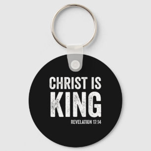 Jezus is Koning Openbaring 17:14 Christelijke Chri Sleutelhanger
