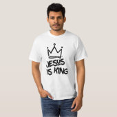 Jezus is koning t-shirt (Voorkant volledig)