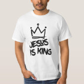 Jezus is koning t-shirt (Voorkant)