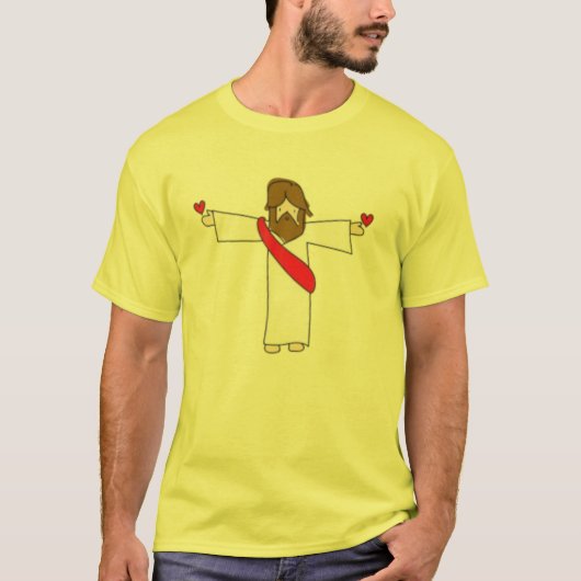 Jezus is koning t-shirt (Voorkant)