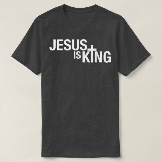 Jezus is koning t-shirt (Design voorkant)