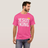 Jezus is koning t-shirt (Voorkant volledig)