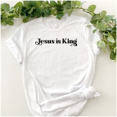 Jezus is koning t-shirt