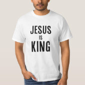 Jezus is koning t-shirt (Voorkant)