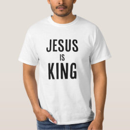 Jezus is koning t-shirt