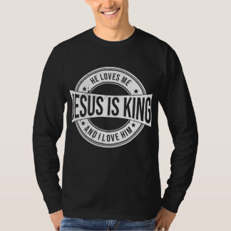 Jezus is koning t-shirt