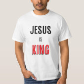 Jezus is koning T-Shirt (Voorkant)