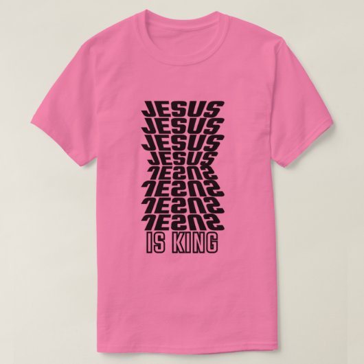 Jezus is koning T-Shirt (Design voorkant)