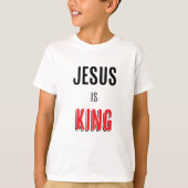 Jezus is koning t-shirt (Voorkant)
