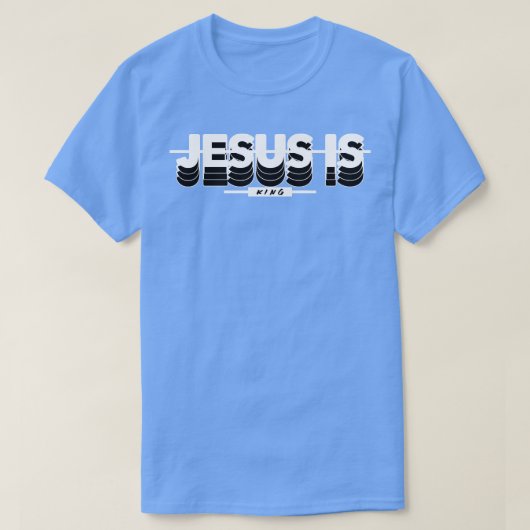 Jezus is koning t-shirt (Design voorkant)