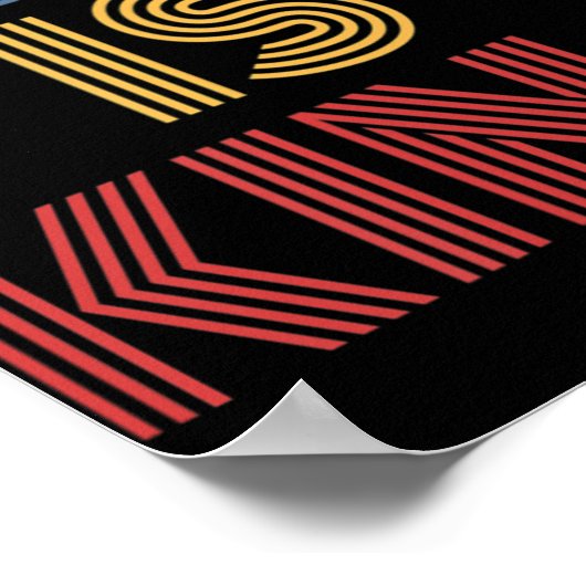 Jezus is koning T-Shirt Jezus is koning die lijkt  Poster (Hoek)