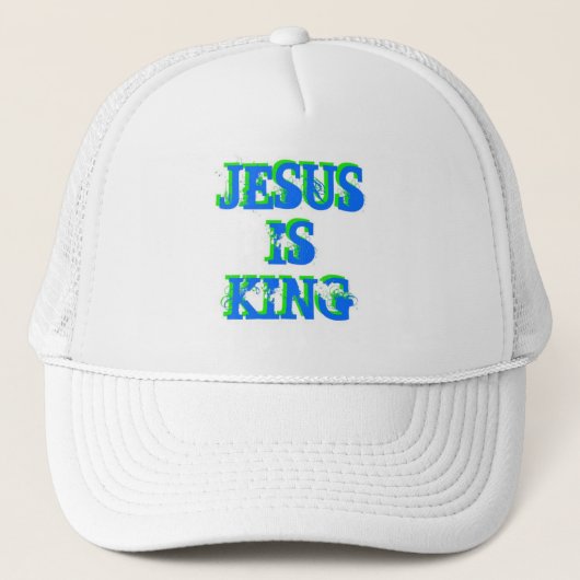 Jezus is koning trucker pet (Voorkant)