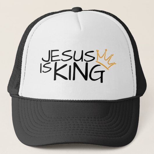 Jezus is koning trucker pet (Voorkant)