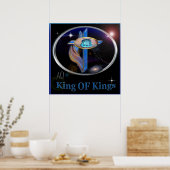 Jezus is koning van het poster van Kings (Keuken)