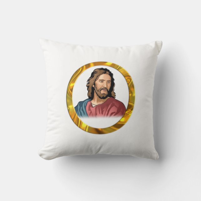 Jezus is koning van Kings Kussen (Voorkant)