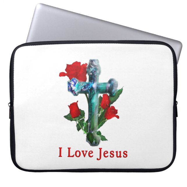 Jezus is koning van Kings Laptop Sleeve (Voorkant)