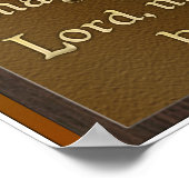 Jezus is koning van Kings Poster (Hoek)