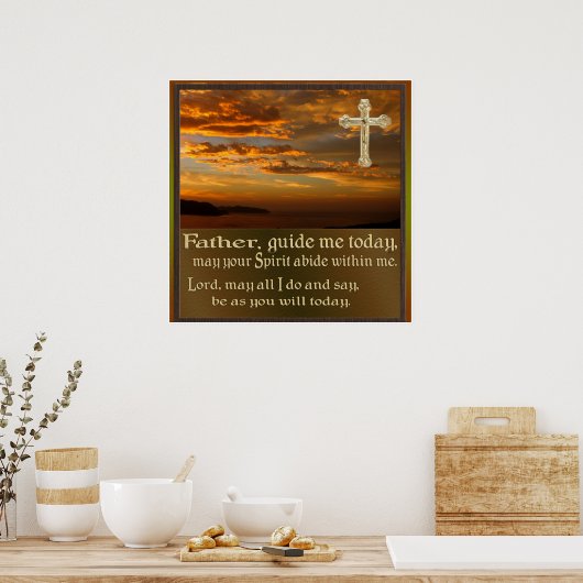 Jezus is koning van Kings Poster (Keuken)