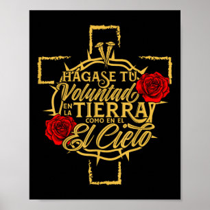 Jezus is Koning Yeshua Religieuze Christelijke Bij Poster