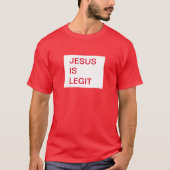 Jezus is legendarisch T-shirt (Voorkant)