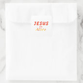 Jezus is levende stickers (Tas)
