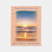 Jezus is licht fleece deken (Voorkant)