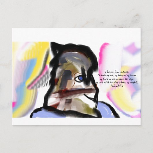 Jezus is liefde briefkaart (Voorkant)