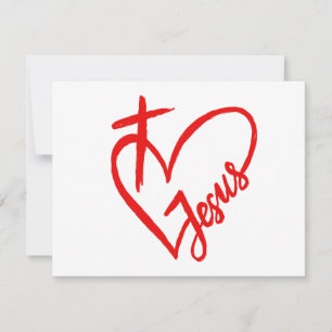 Jezus is liefde en leven kaart