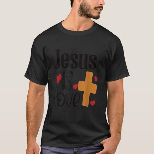 Jezus is Liefde T-shirt (Voorkant)