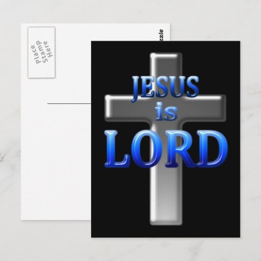 Jezus is LORD Briefkaart (Voorkant / Achterkant)