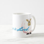 Jezus is Lord - Fluffy Sheep Koffiemok (Voorkant rechts)
