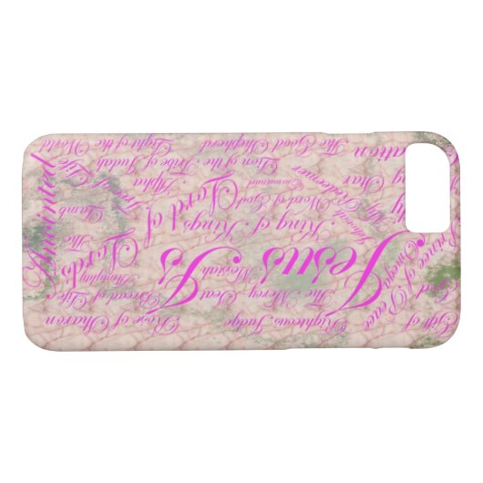 Jezus is Lord iPhone 7 hoesje (Achterkant (Horizontaal))